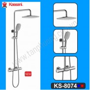 BỘ SEN CÂY NÓNG LẠNH ĐỒNG THAU KS-8074  BỘ SEN CÂY NÓNG LẠNH ĐỒNG THAU KS-8074